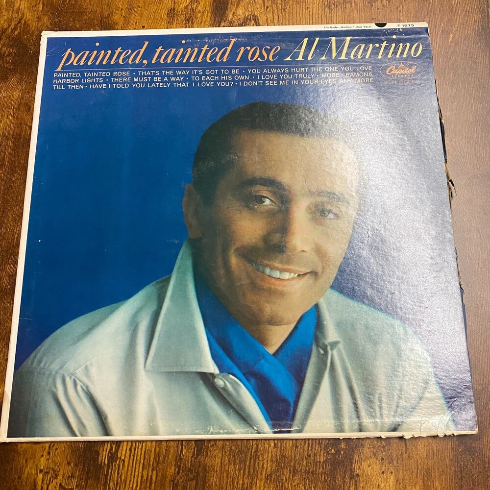 Al Martino Painted Tainted Rose LP Vinyl Record Capitol T1975 High Fidelity 1963